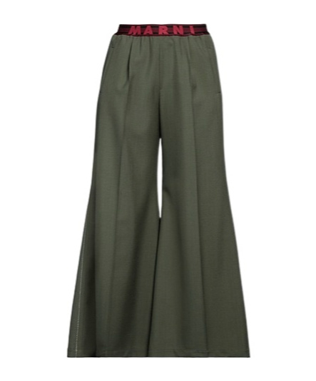 Marni Solid-color Woven Pants In Black