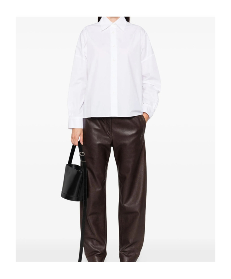 Mazzarelli Button-down Cotton Shirt In White
