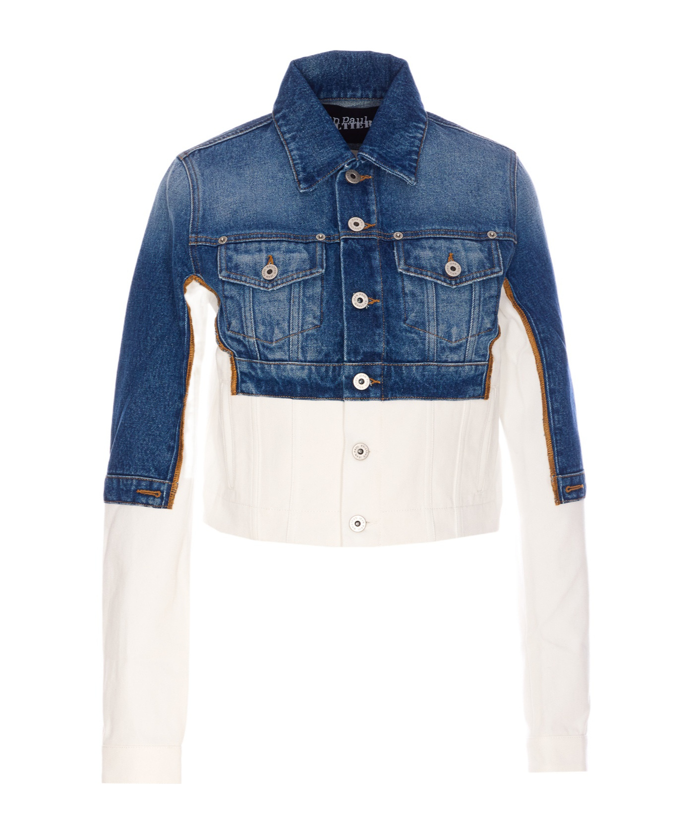 Jean Paul Gaultier Petit Grand Trompe Loeil Denim Jacket