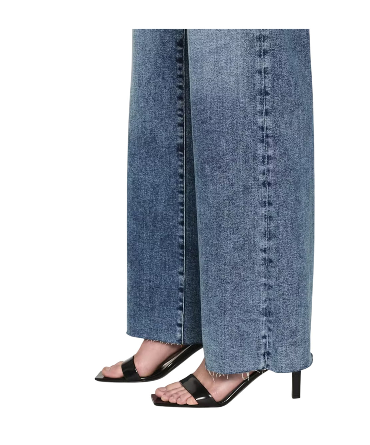 Frame Belt-loop Jeans In Blue