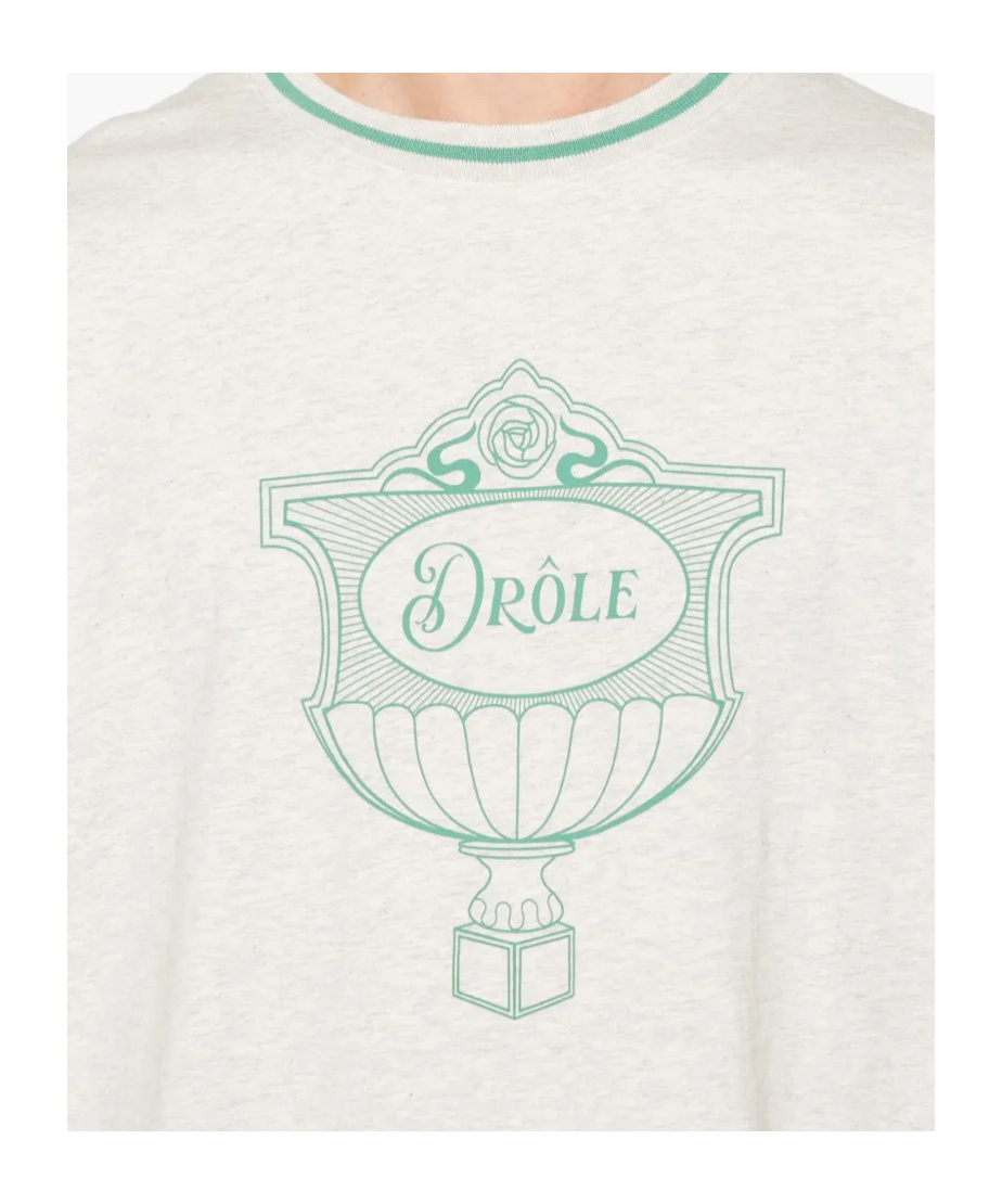 Drôle De Monsieur Short-sleeved T-shirt In White