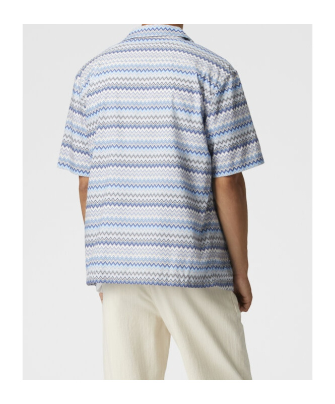 Missoni Short-sleeved Shirt In White