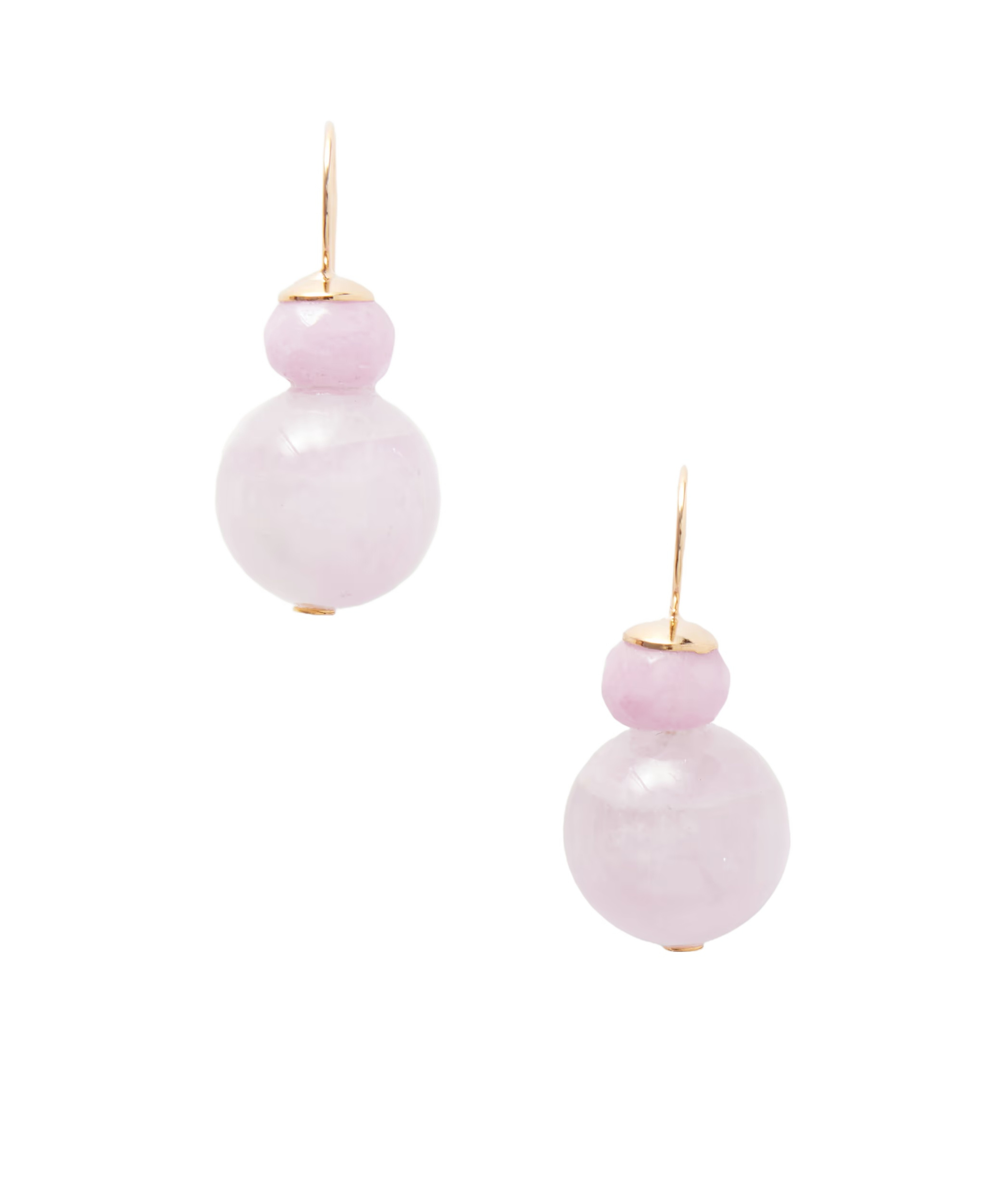 Jennifer Behr Lavender Beaded Earrings In Pink