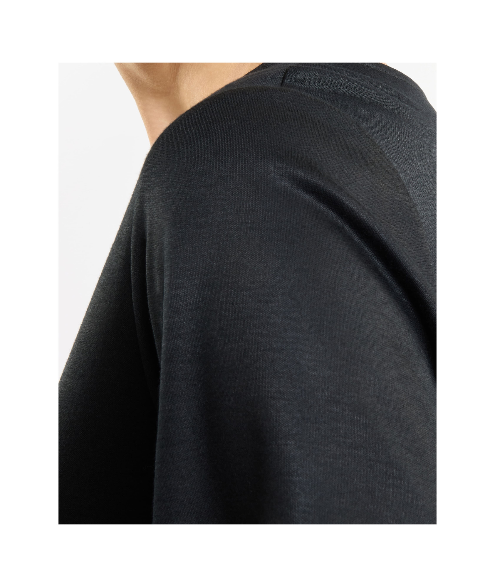 Fay Basic Short Sleeve Round Neck T-shirt In Black