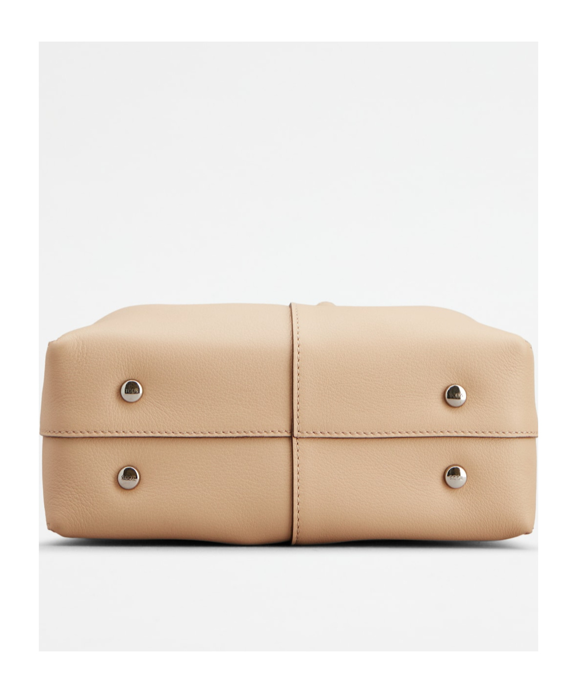 Tod's Di Bag Bucket Bag In Leather Mini With Drawstring In Nude