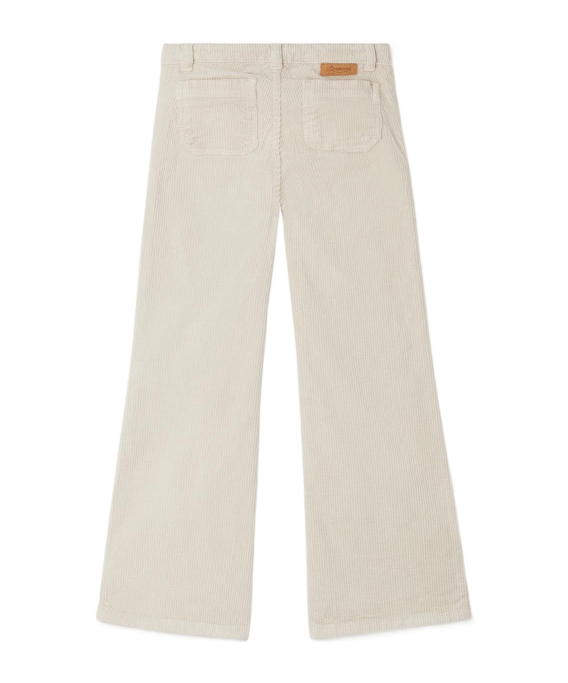 Bonpoint Junon Flared Corduroy Trousers In Nude
