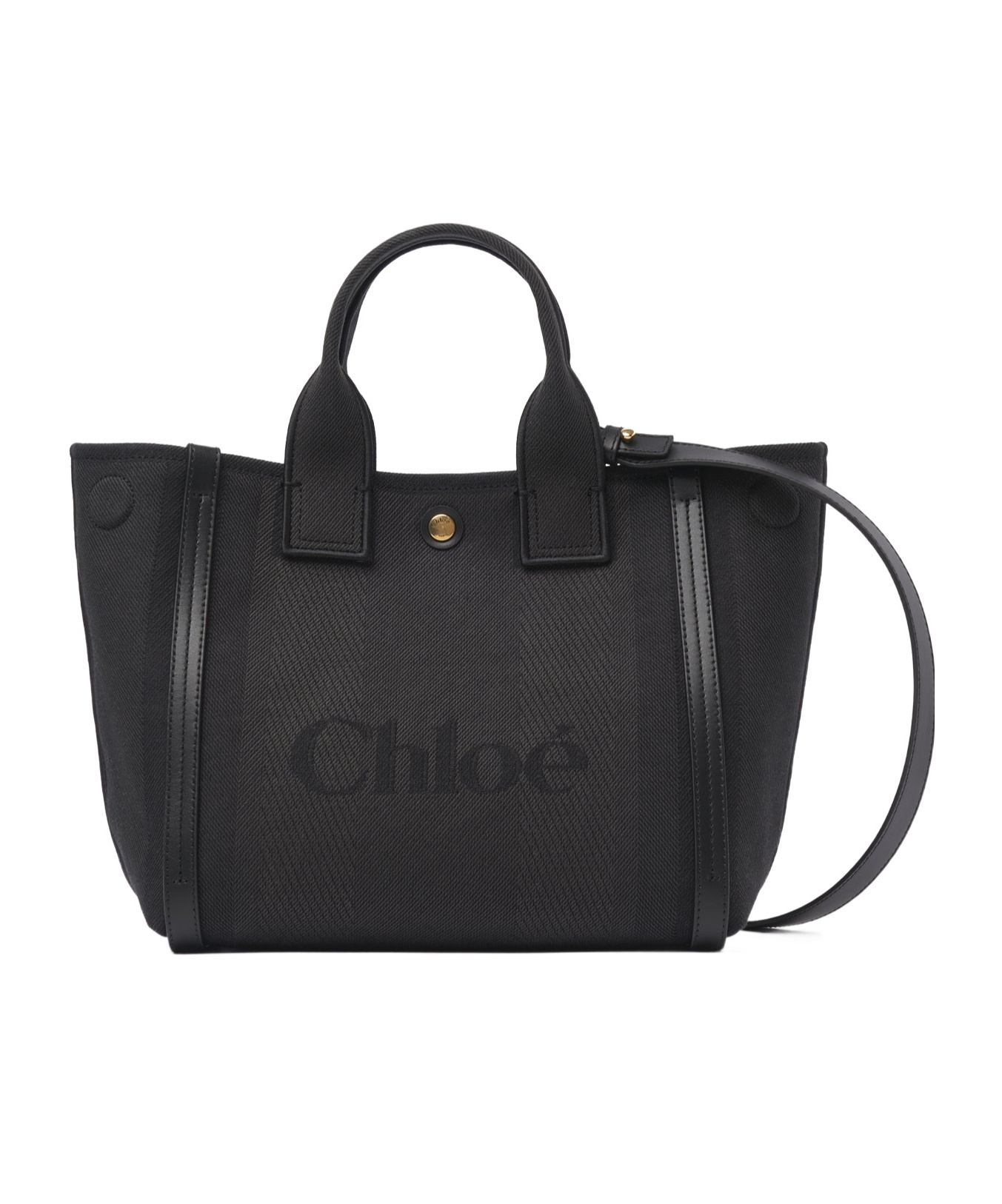 Chloé Chloe Carry Small Tote In Black