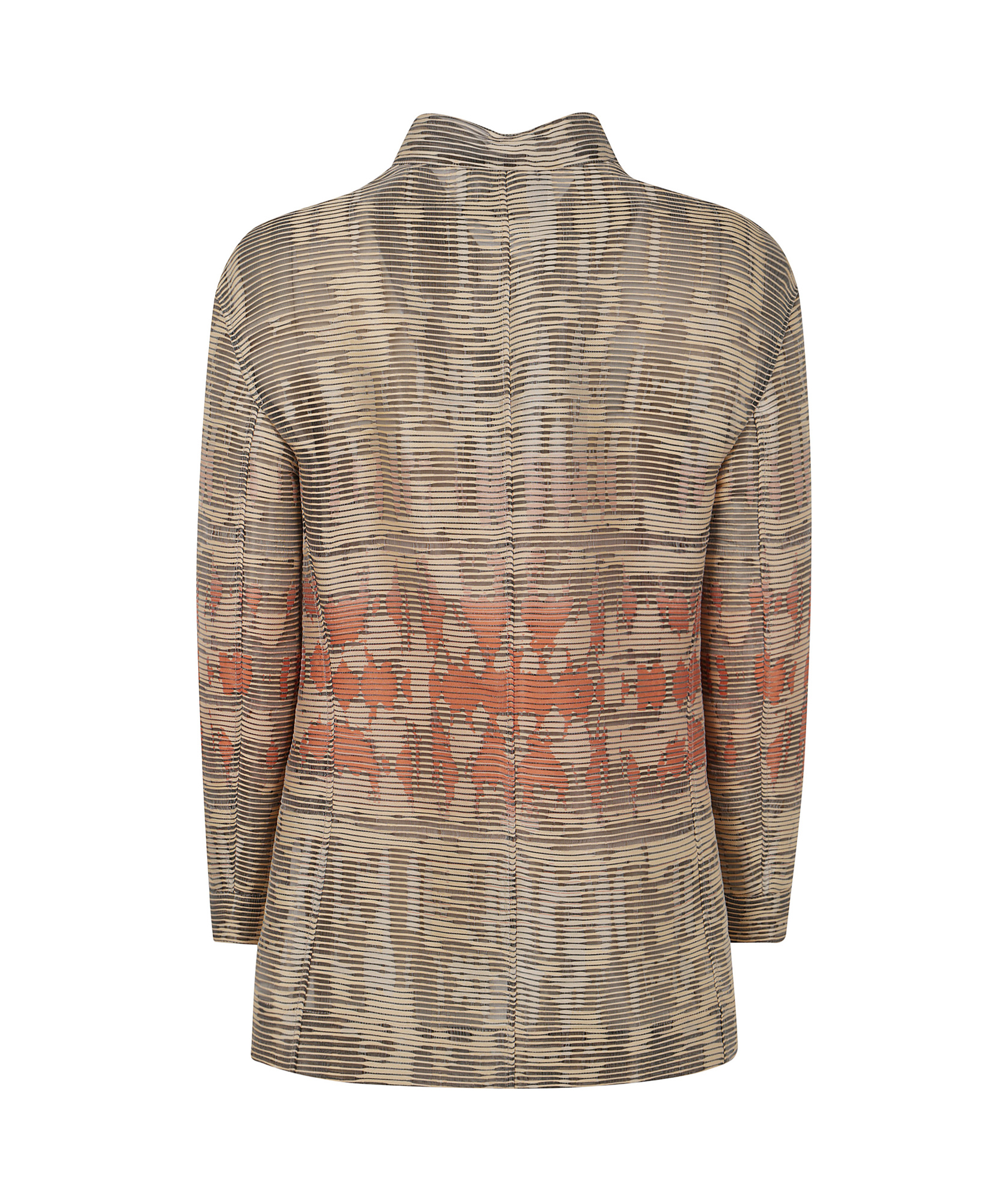 Giorgio Armani Cannete Jacquard Tiger Jacket Clothing In Brown