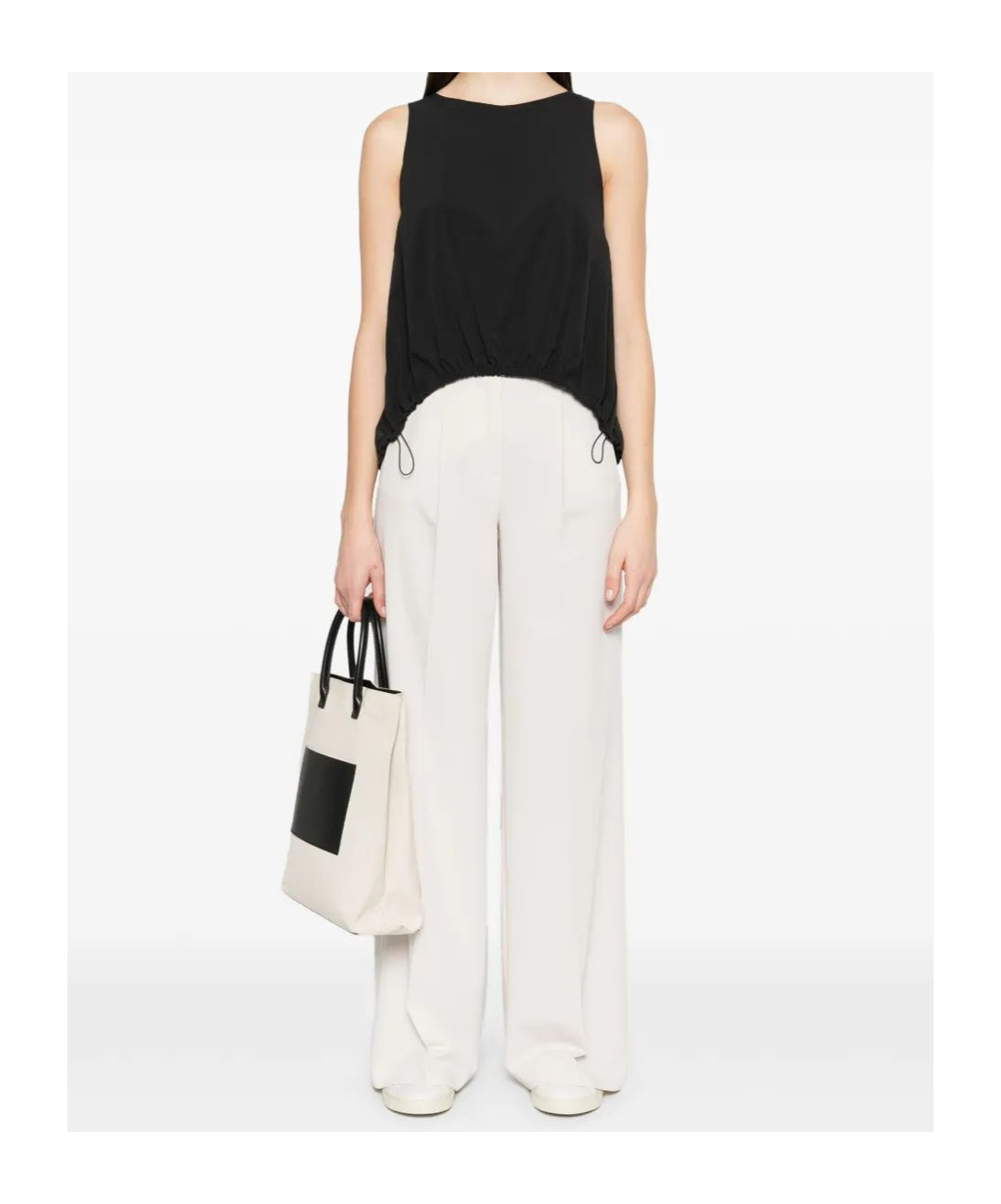 Herno Puffer Tank Top In Black
