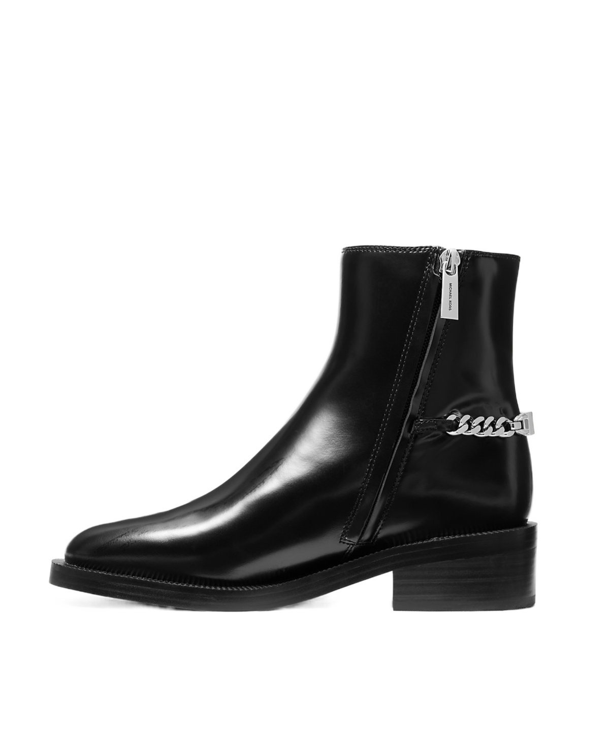 Michael Michael Kors Round-head Short Boots In Black