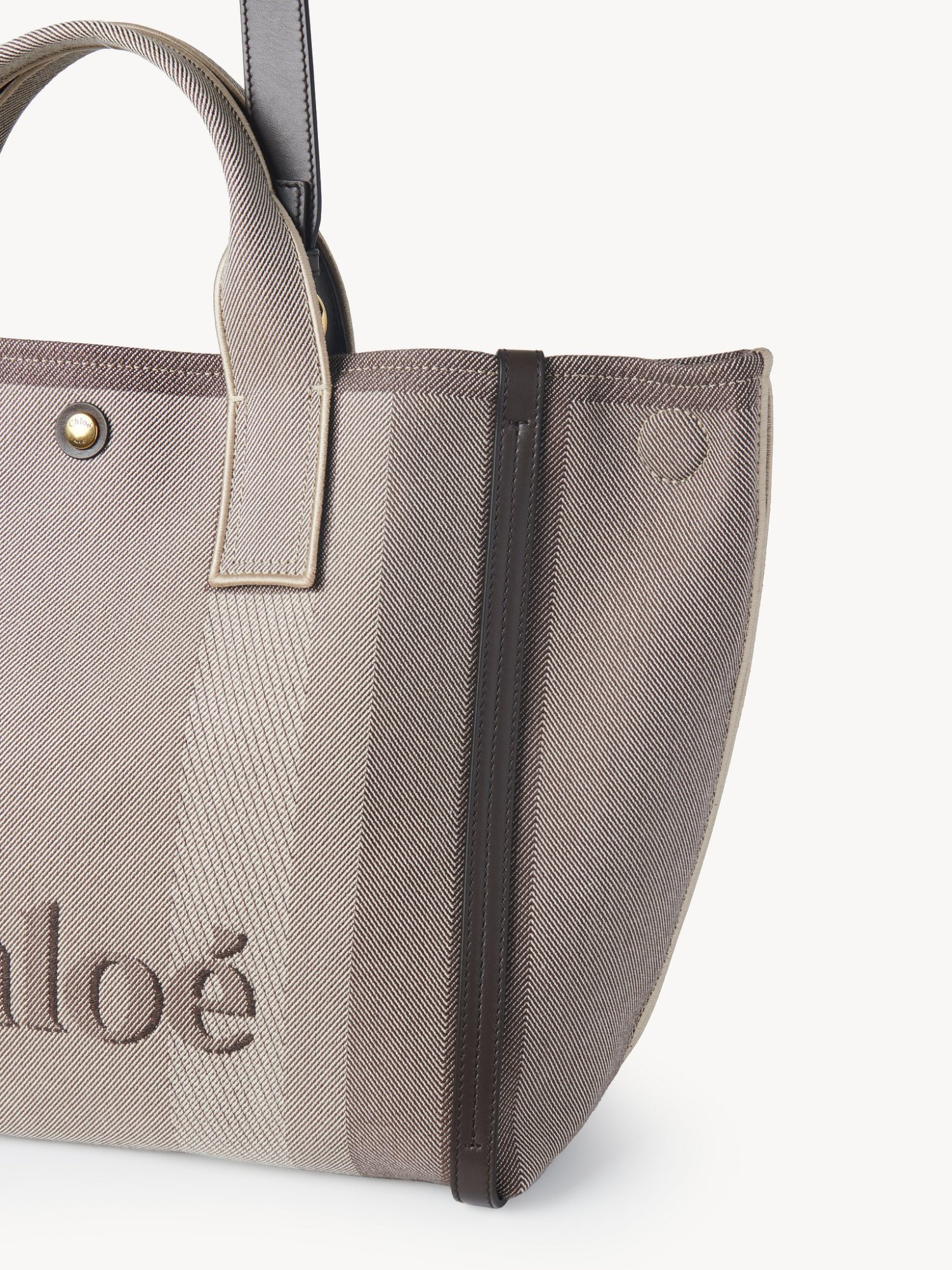 Chloé Carry Tote Bag In Gray