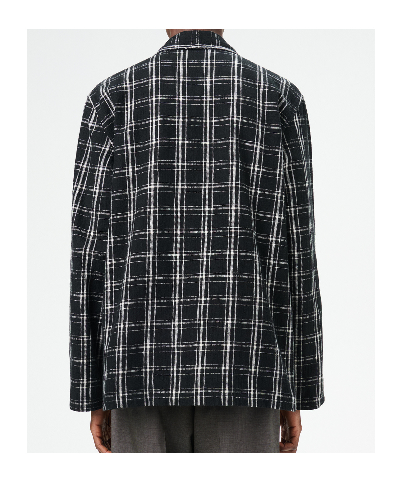 Our Legacy Haven Jacket Checked Pattern In Black