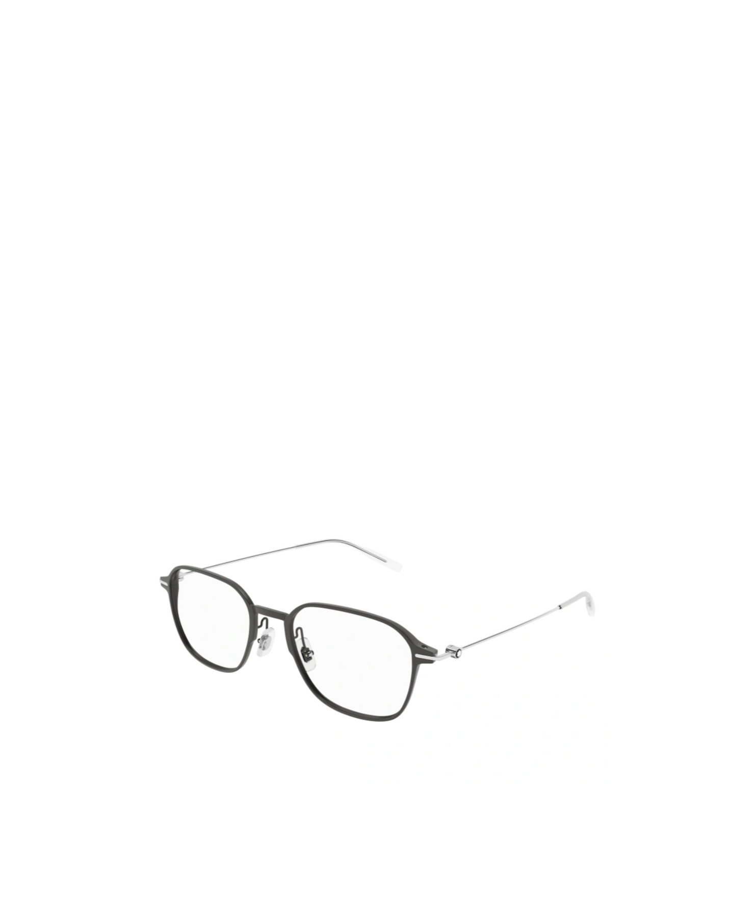 Montblanc Eyewear Square Frame Glasses In Black