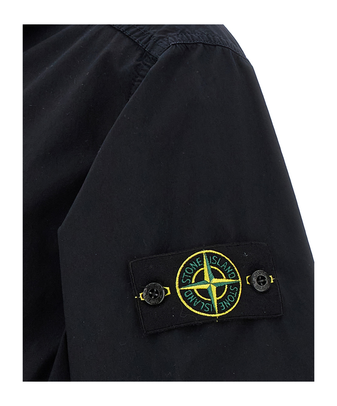 Stone Island Light Compact Touch Poly-tc Casual Jackets And Parka Blue In Blue