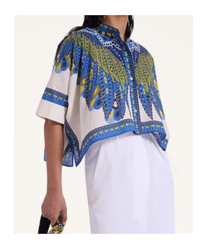 Shop La Doublej Mini Foulard Shirt
