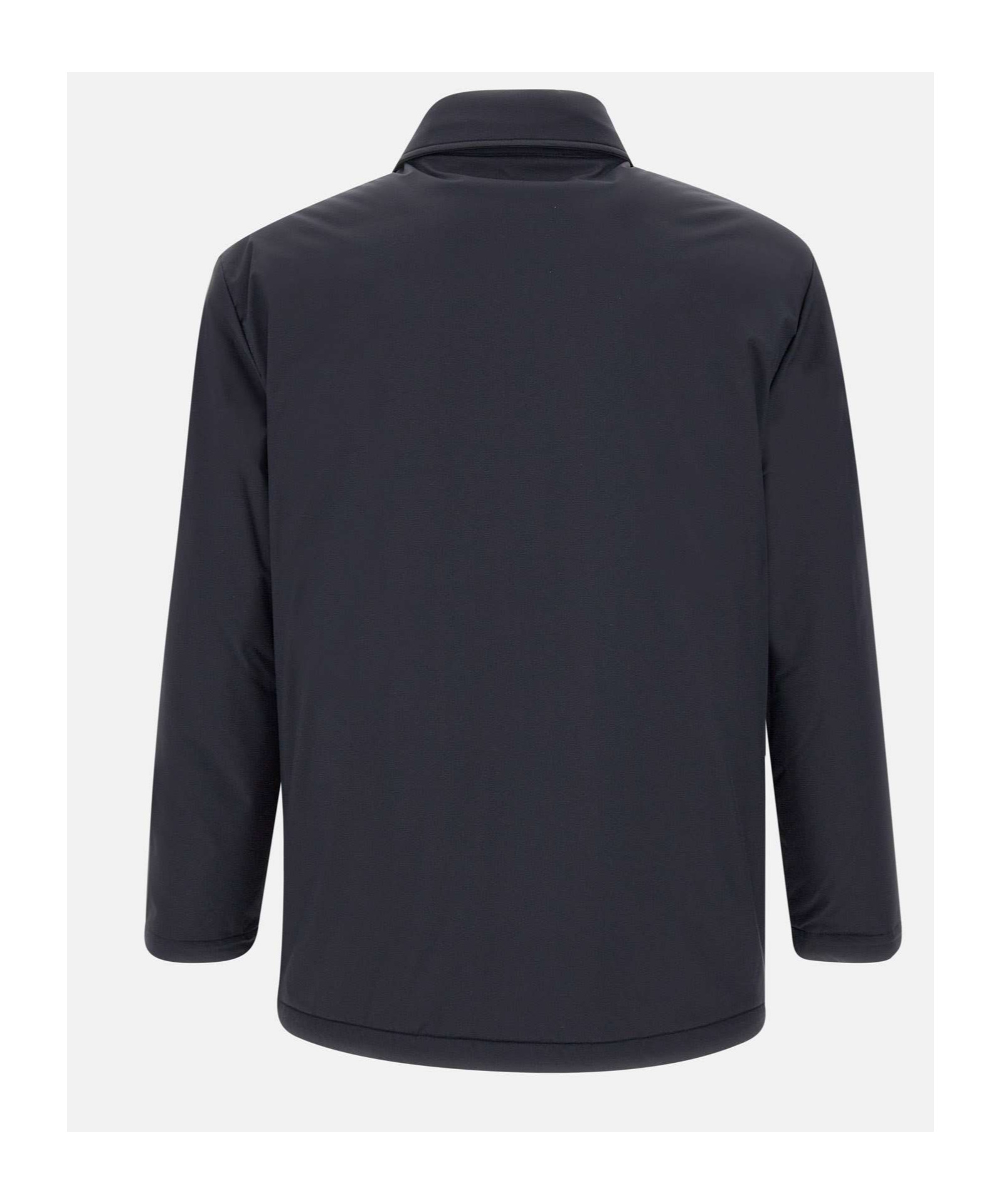 Kiton Overshirt Padded Long Sleeves In Blue