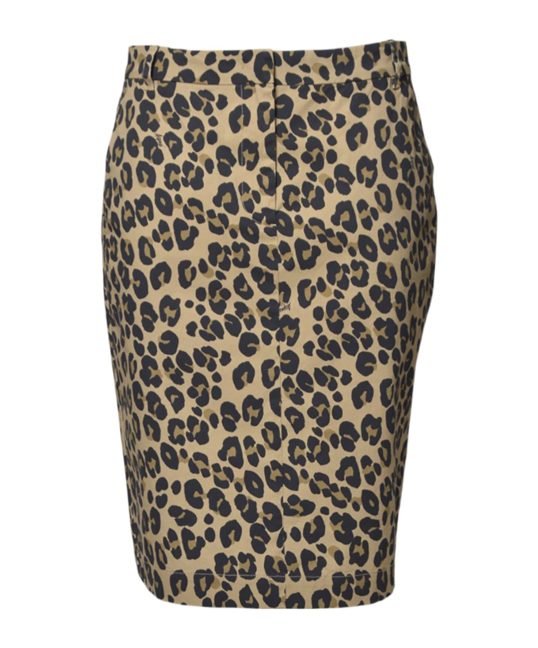Aspesi Animal Print Cotton Midi Skirt