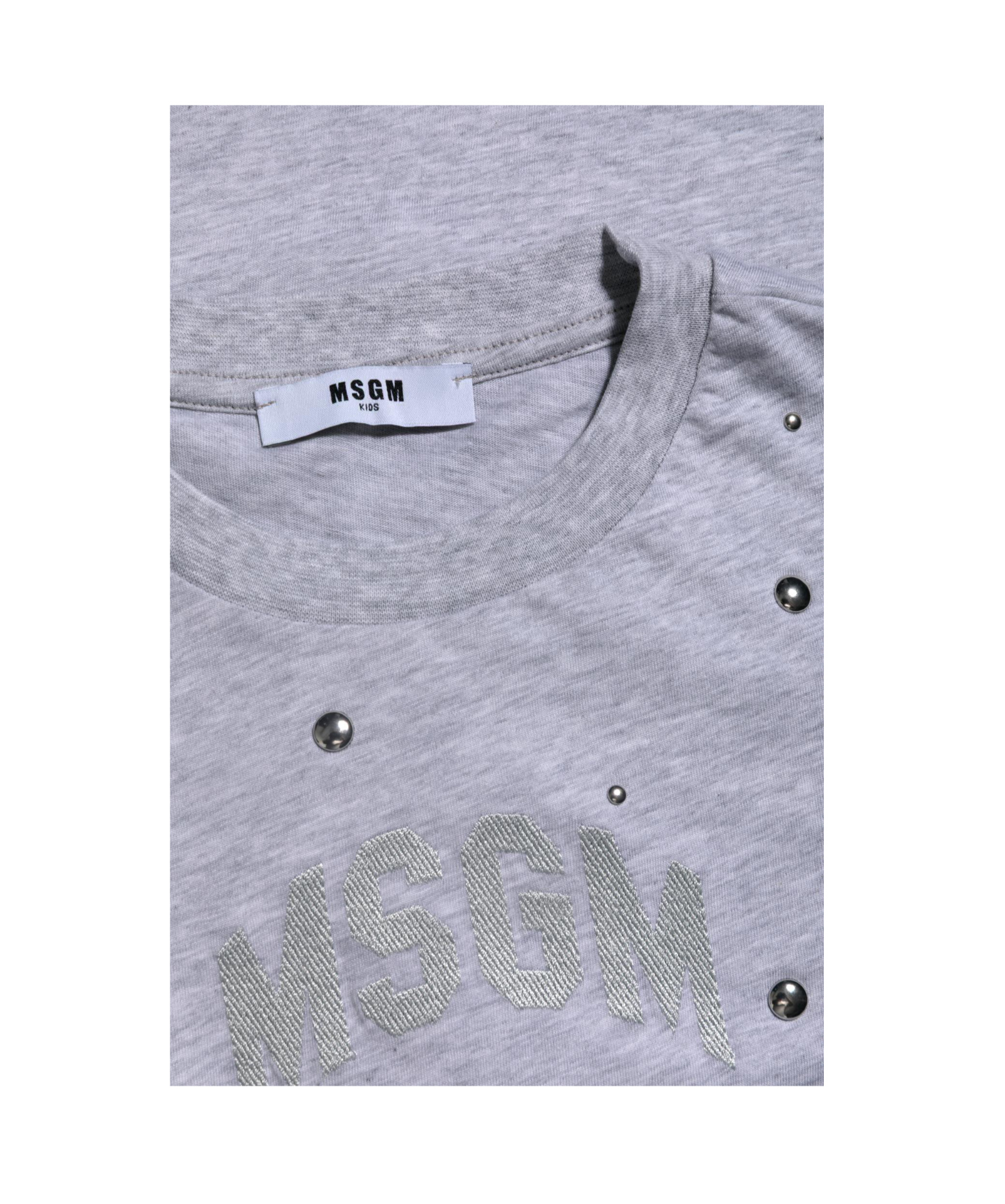 Msgm Short Sleeve T-shirt In Purple
