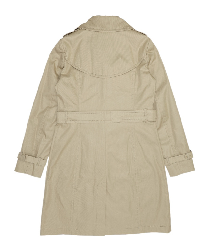 Weekend Max Mara Double-breasted Trench Coat In Nude