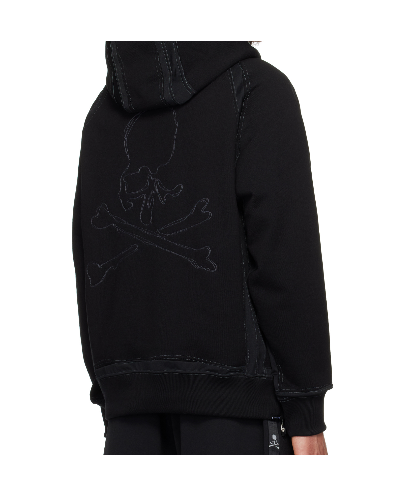 Mastermind Japan Mastermind Classic Hooded Black Sweatshirt With Graphic Detailing In Black