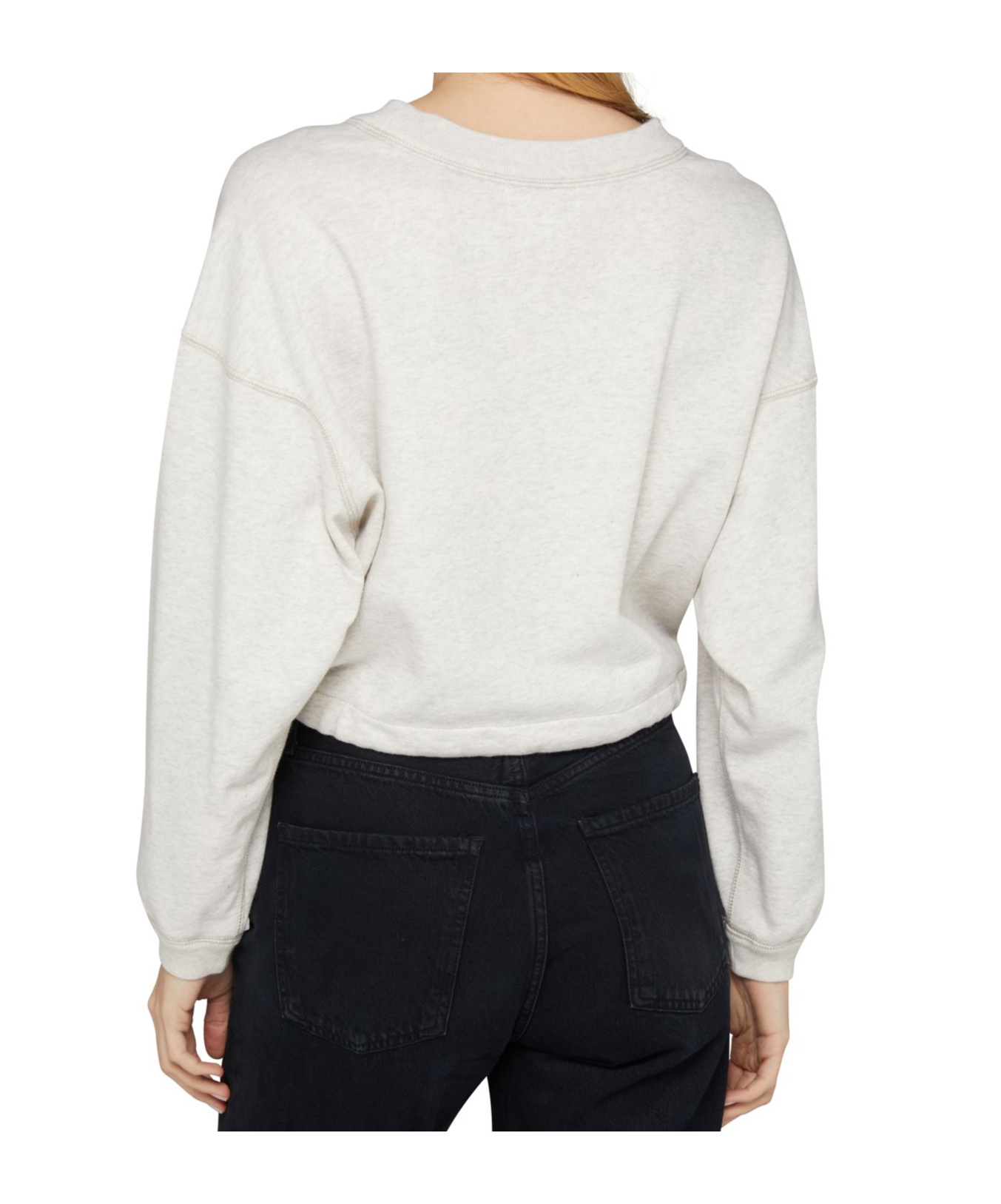 Isabel Marant Étoile Margo Cropped Hoodie In Natural Color/camel Color