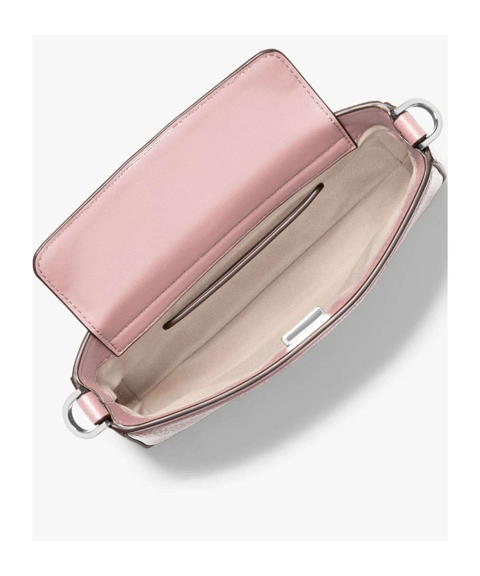 Michael Michael Kors Bryant Small Diagonal Span Bag In Pink