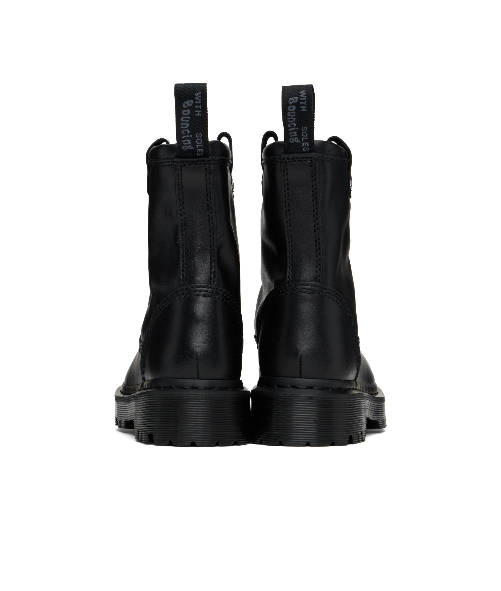 Dr. Martens' Pull Tab Short Boots In Black