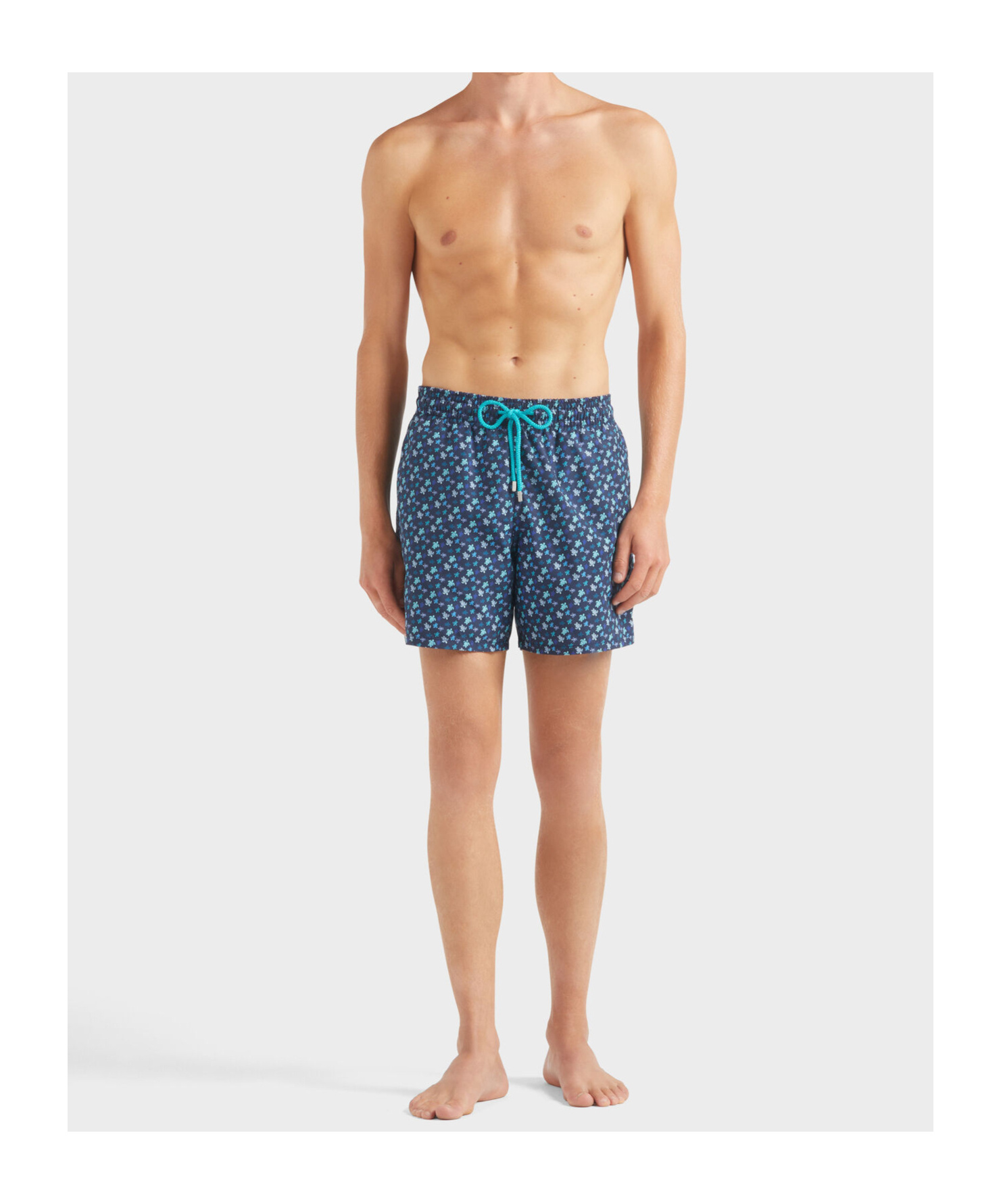 Vilebrequin Micro Ronde Des Tortues Rainbow Longer Length Swim Shorts