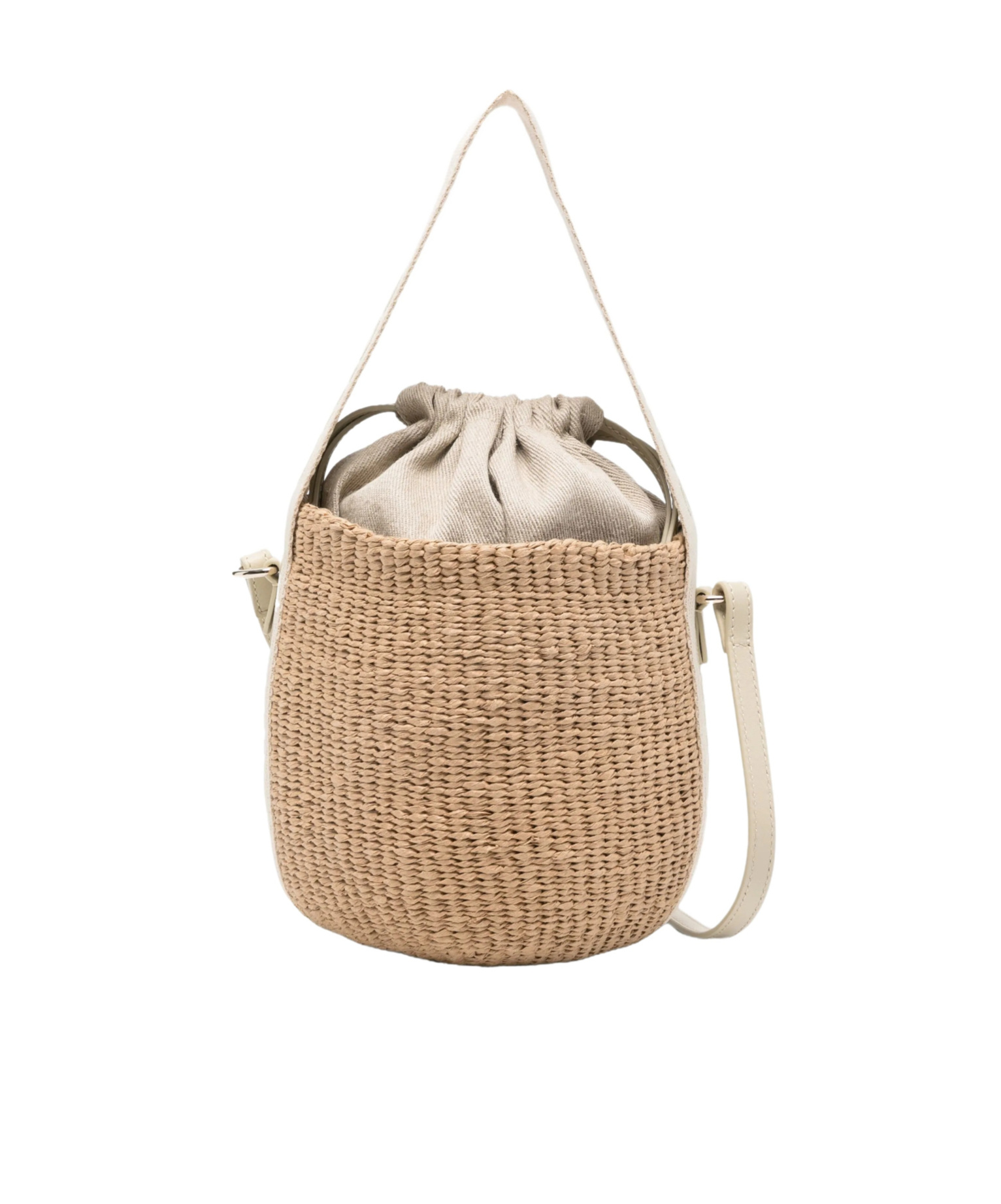 Chloé Woven Top-handle Shoulder Bag In Brown
