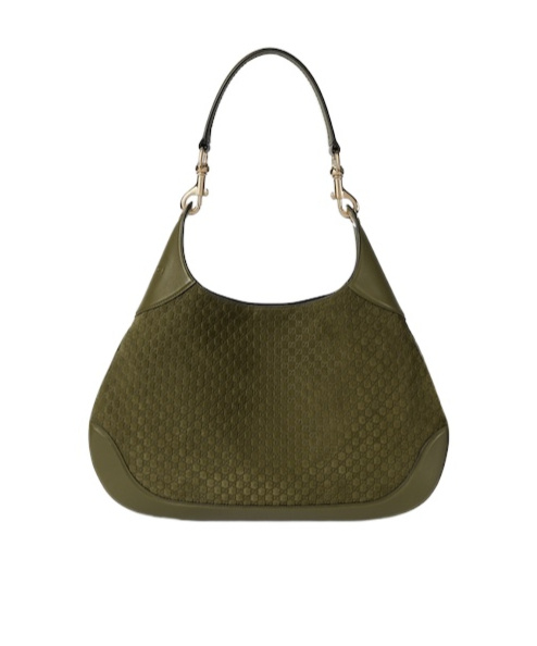 Gucci B Small Shoulder Bag In Green