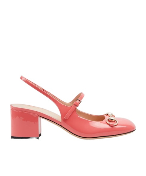 Gucci Women's Horsebit Pump In Bright Pink