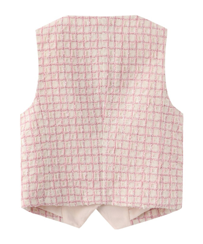 Marissa Chiara Sleeveless Vest In Pink
