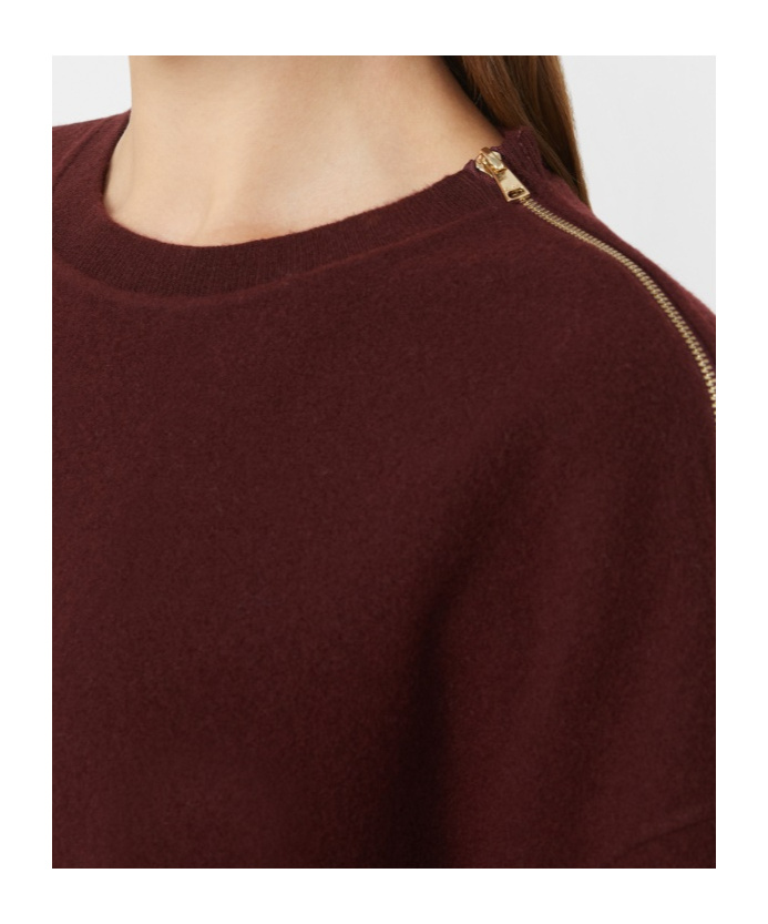 Max Mara Short, Wool And Cashmere Jersey Dress In Brown