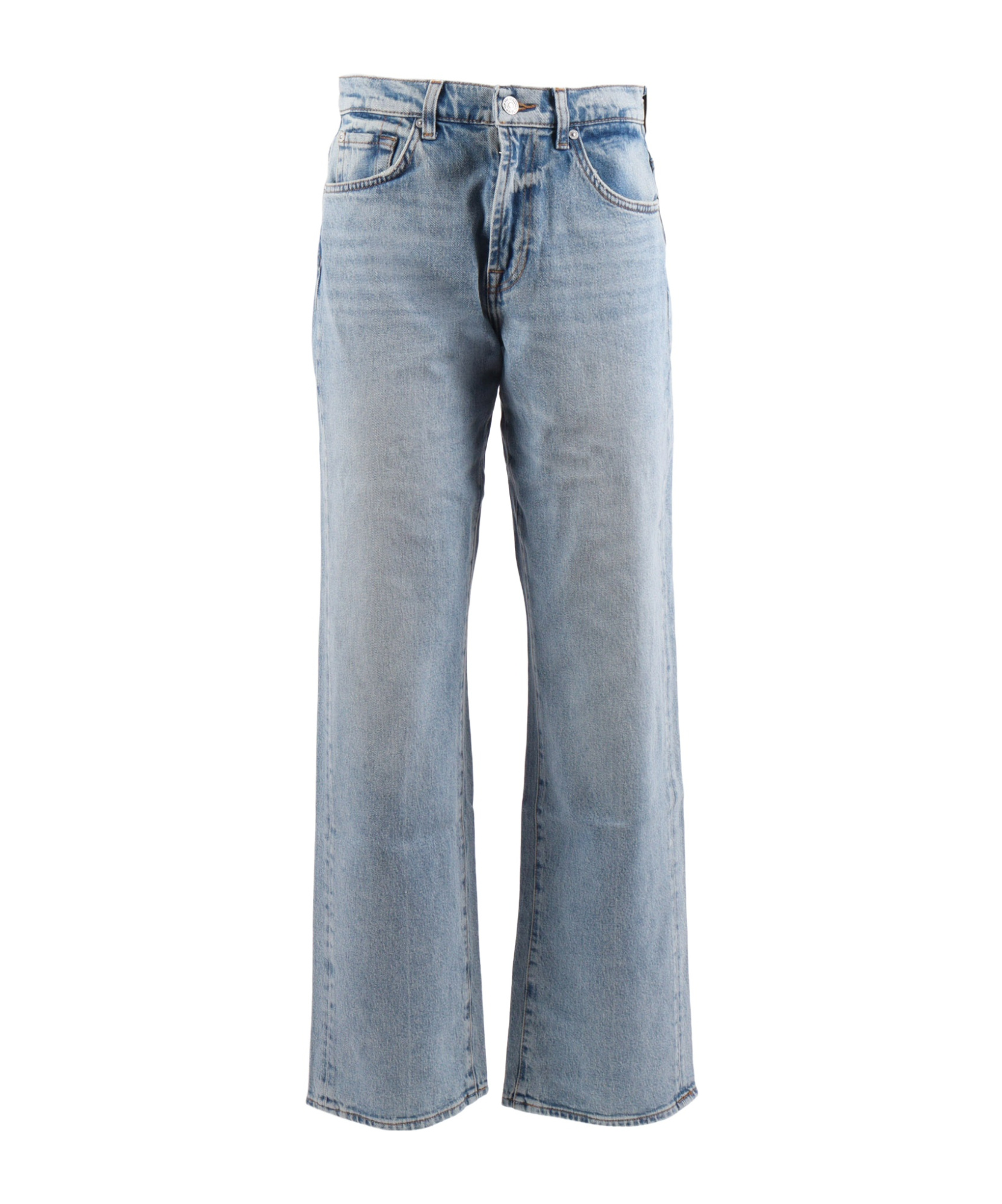 7 For All Mankind High-rise Jeans In Blue