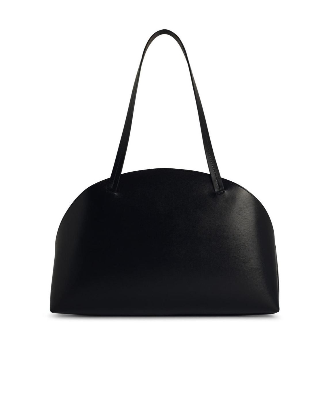 Jil Sander Leather Shoulder Bag In Black
