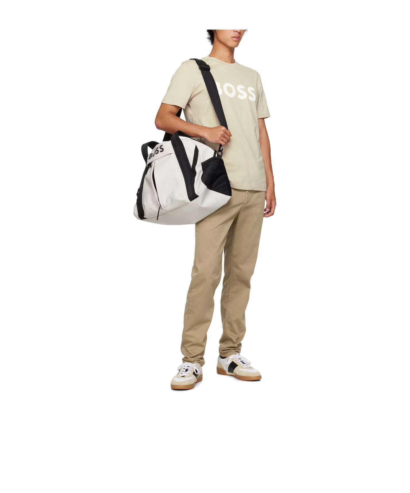 Hugo Boss Stormy Luggage In White