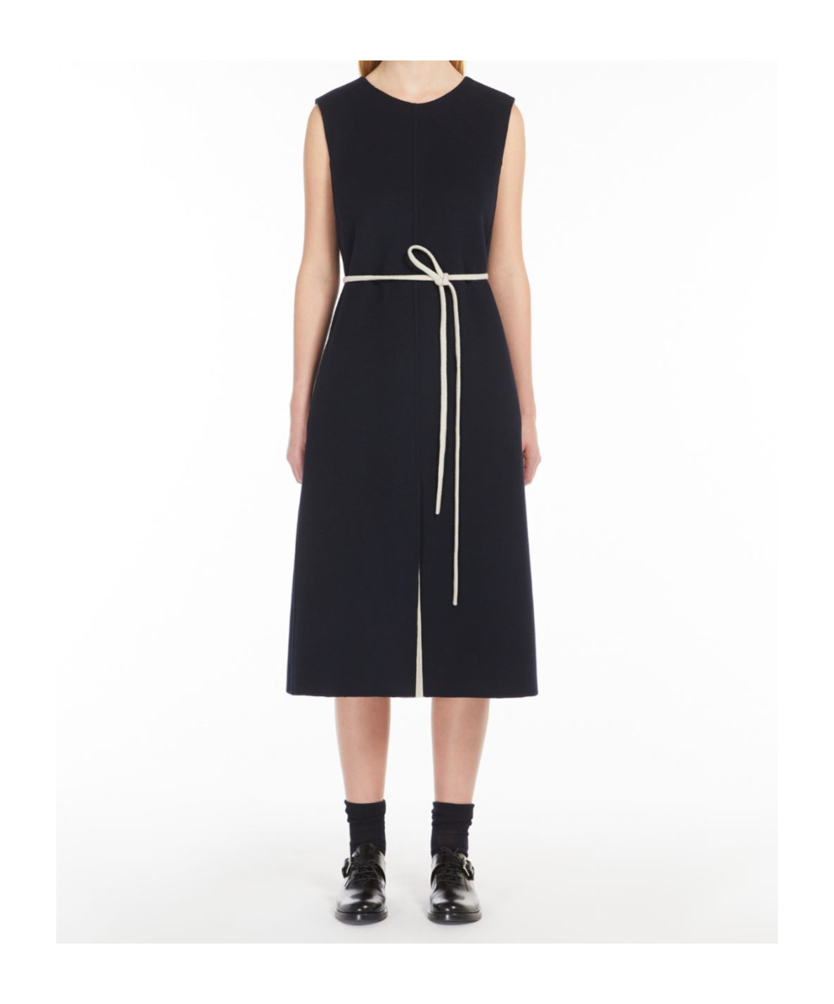 Max Mara Sleeveless Dress In Black