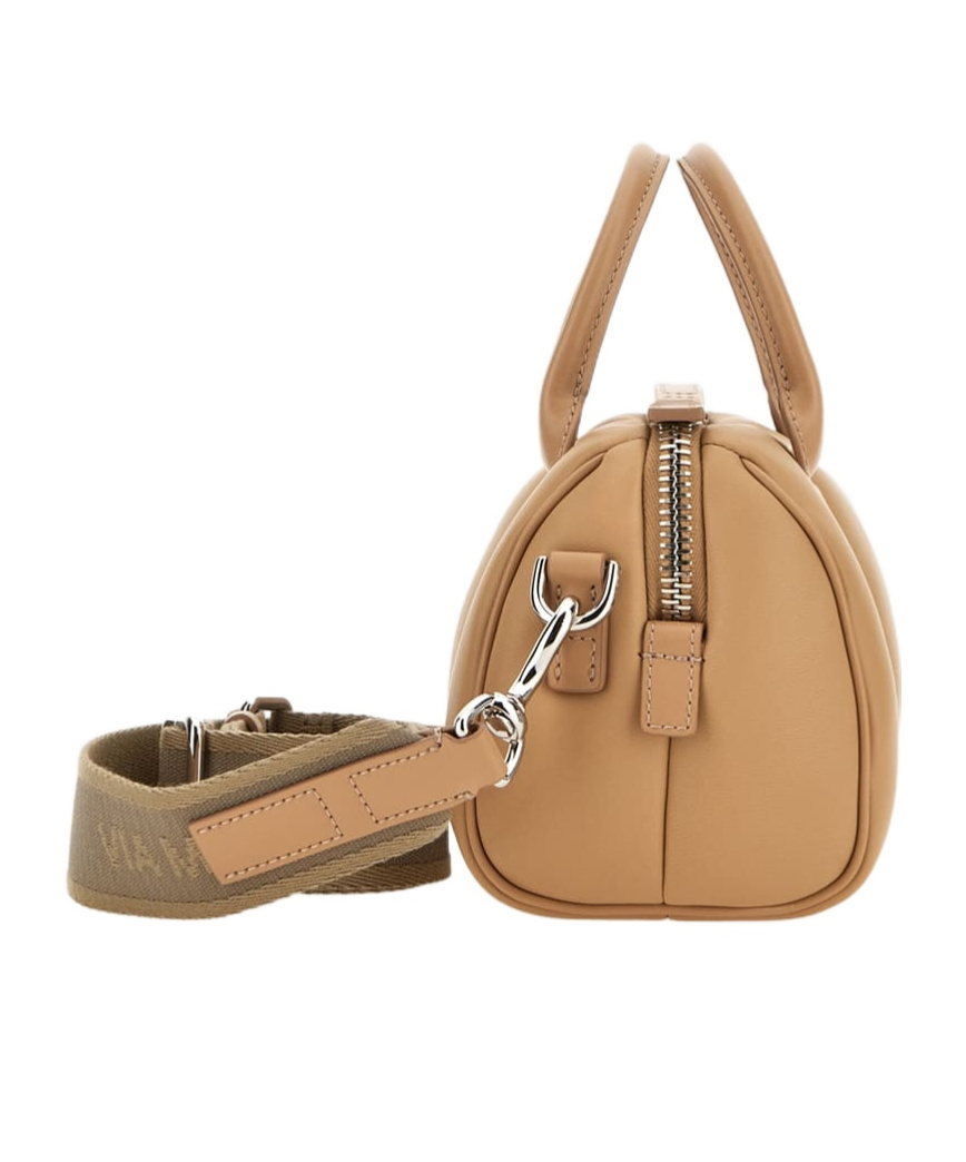 Hogan Bam Bam Bowling Bag Mini In Nude