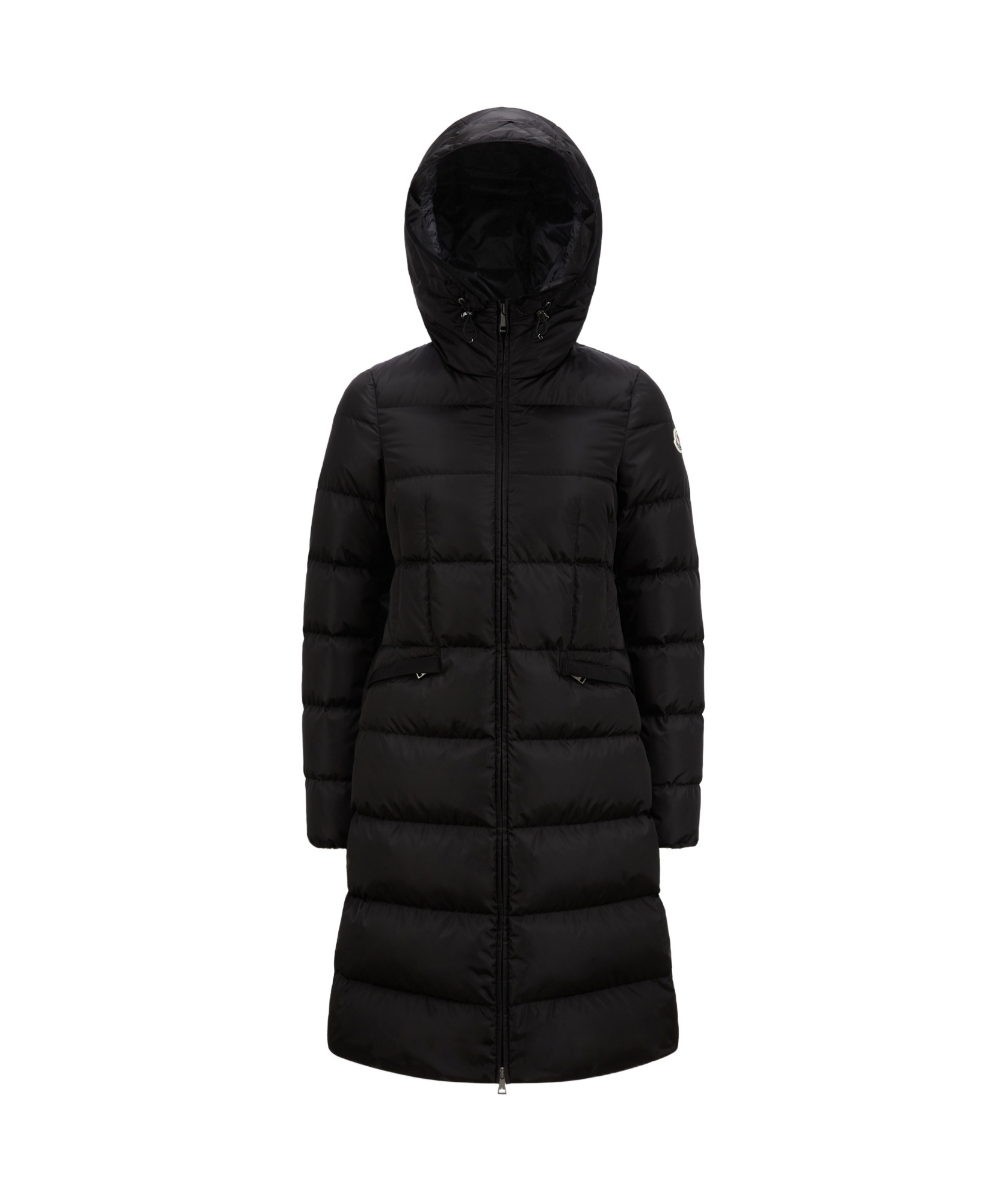 Moncler Doudoune Mi-longue À Capuche Suyen In Black