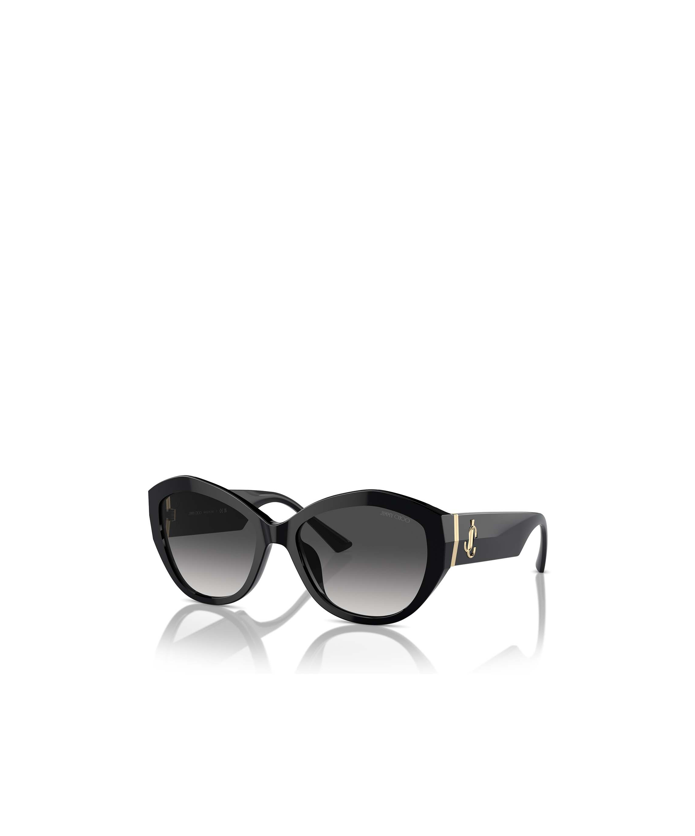 Jimmy Choo Womens Black Jc5007 Phantos-frame Actetate Sunglasses In Black