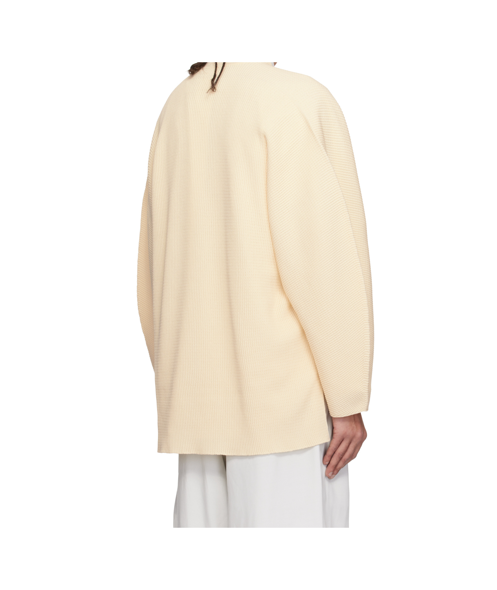 Issey Miyake Long-sleeved Sweater In Nude