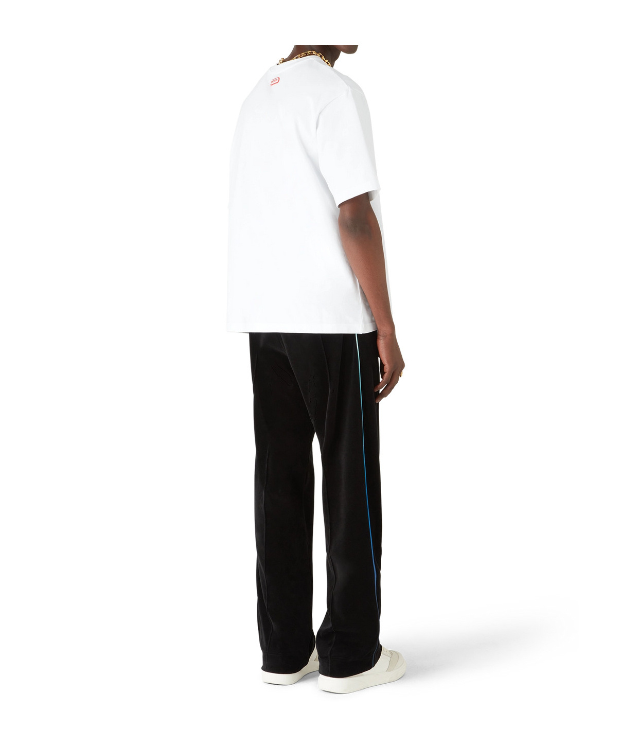 Casablanca Logo-patch Stripe-detail Track Pants In Black