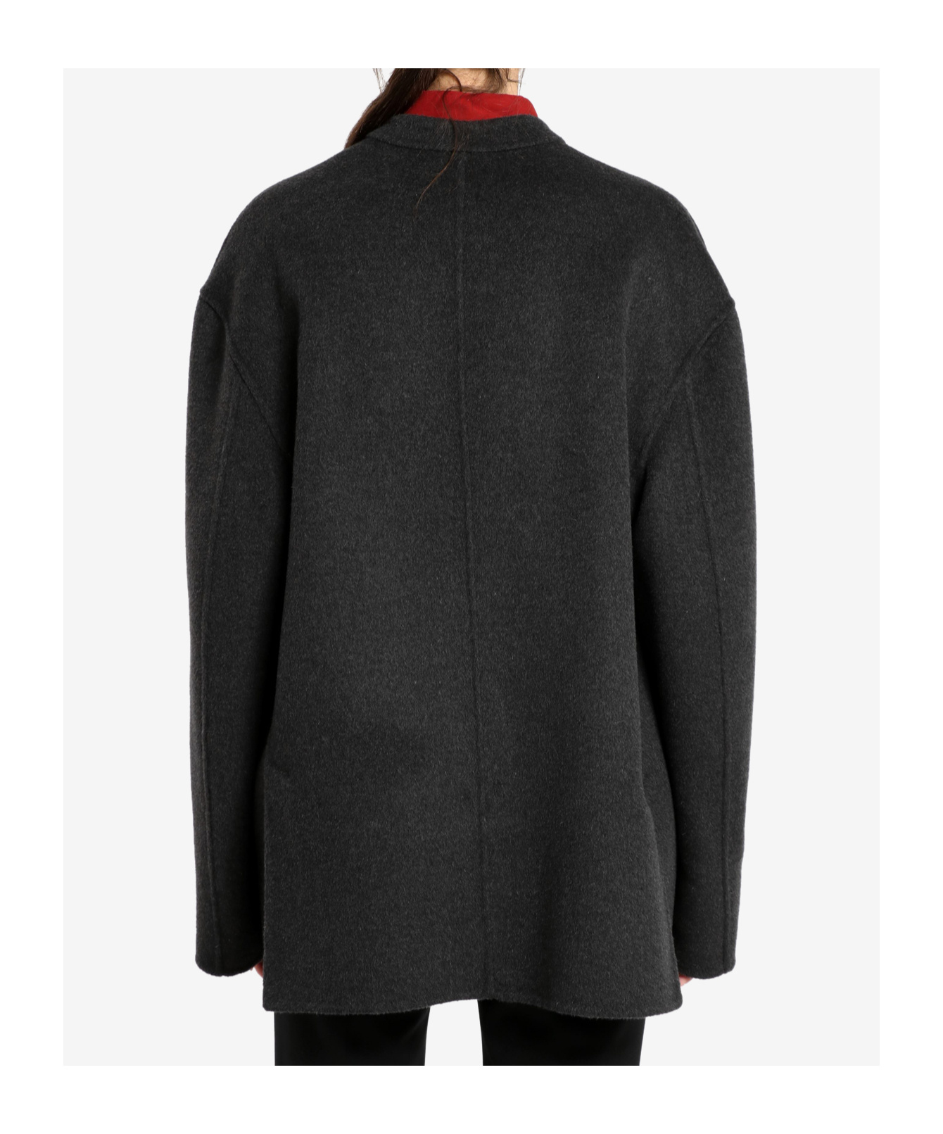 Philosophy Di Lorenzo Serafini V-neck Long Sleeve Suit Jacket In Black