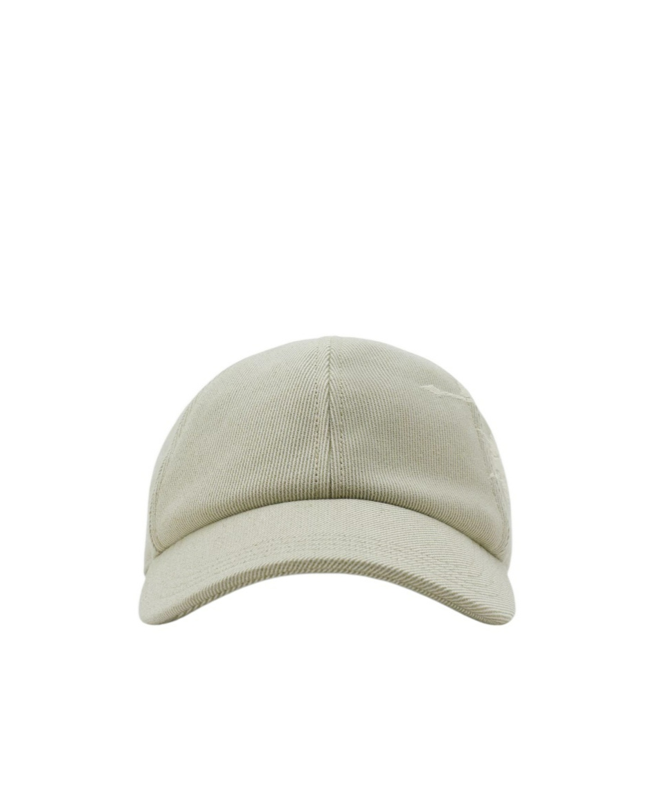 Burberry Ekd Cotton Blend Baseball Cap In Nude