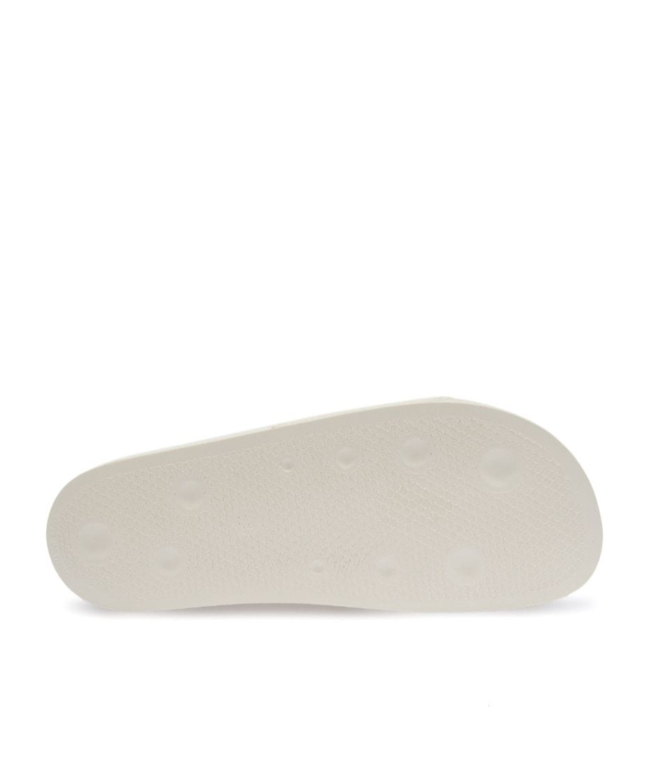 Shop Palm Angels Logo-print Slides In White