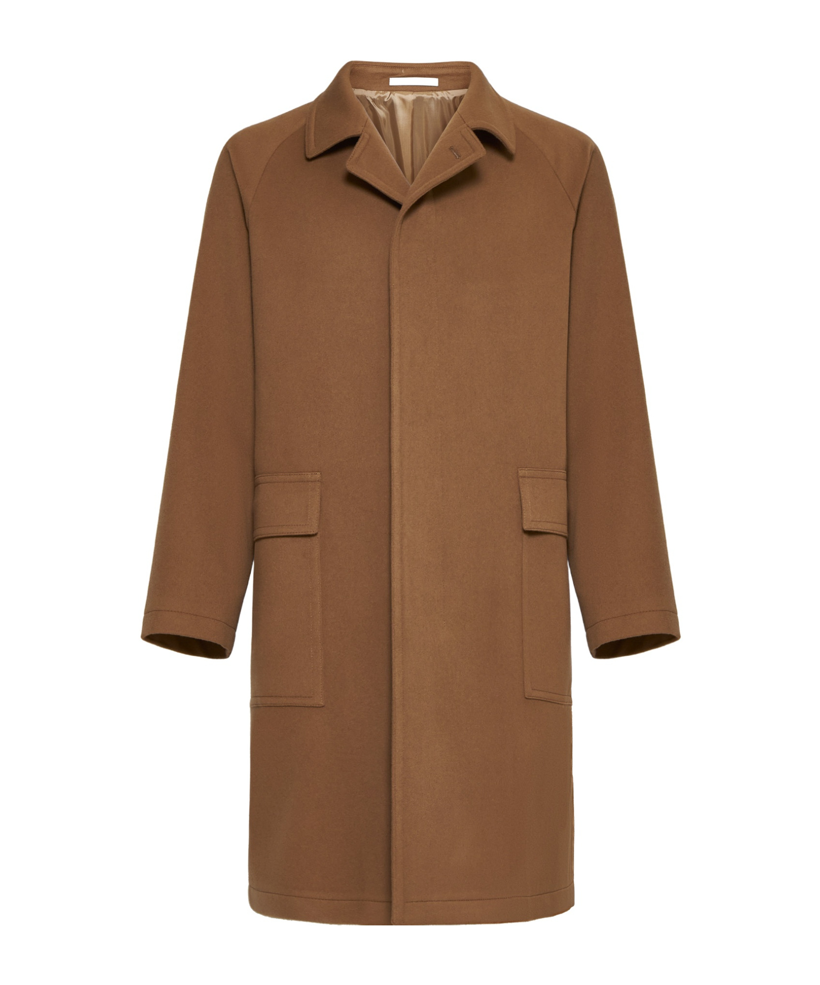 Tagliatore Loyd Wool And Cashmere Coat In Brown