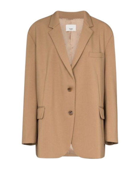 The Frankie Shop Bea Single-breasted Boxy Blazer