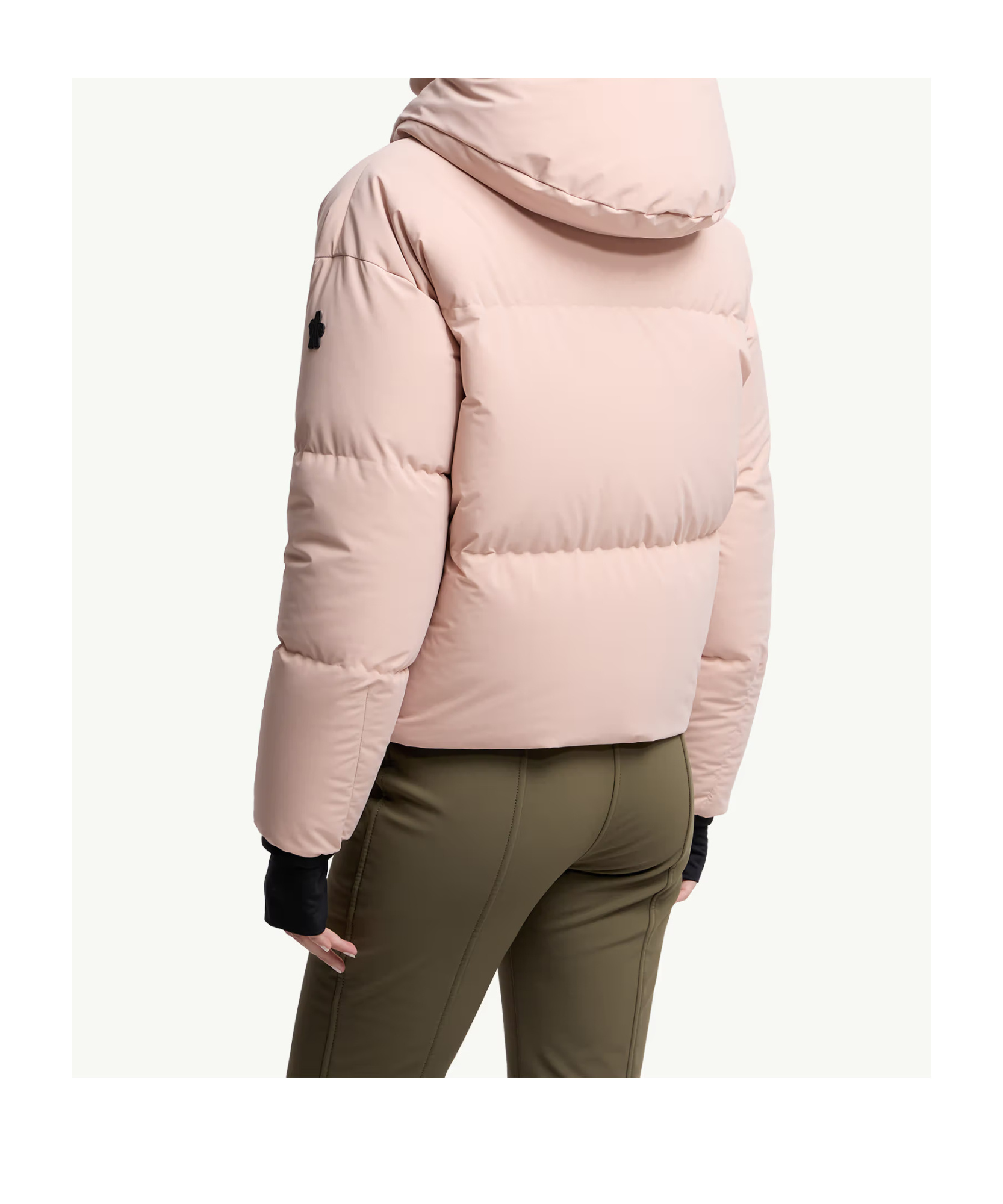 Moncler Allesaz Hooded Down Ski Jacket In Pink