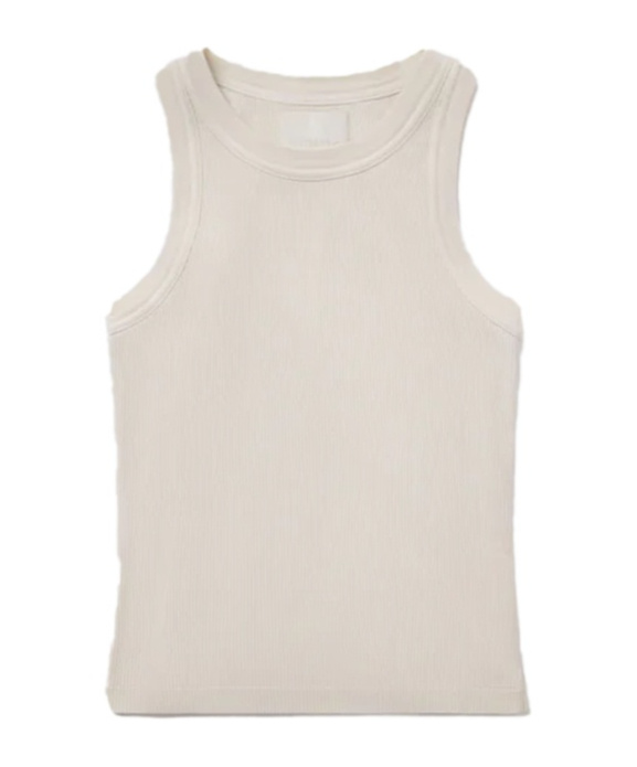 Citizen Of Humanity Ribbed Tank Top In White