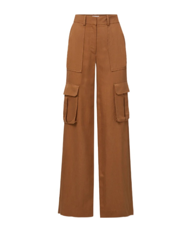 Veronica Beard Saul Cargo Pants Whisky In Brown